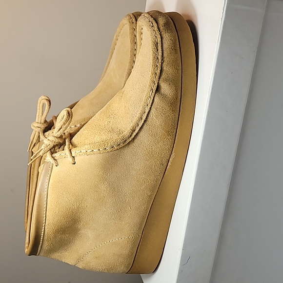 Suburbans tan leather desert boots made in Spain size 11 (Tu1)